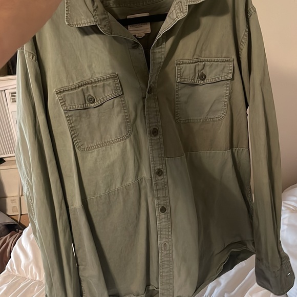 Two toned American eagle button down - Picture 2 of 3